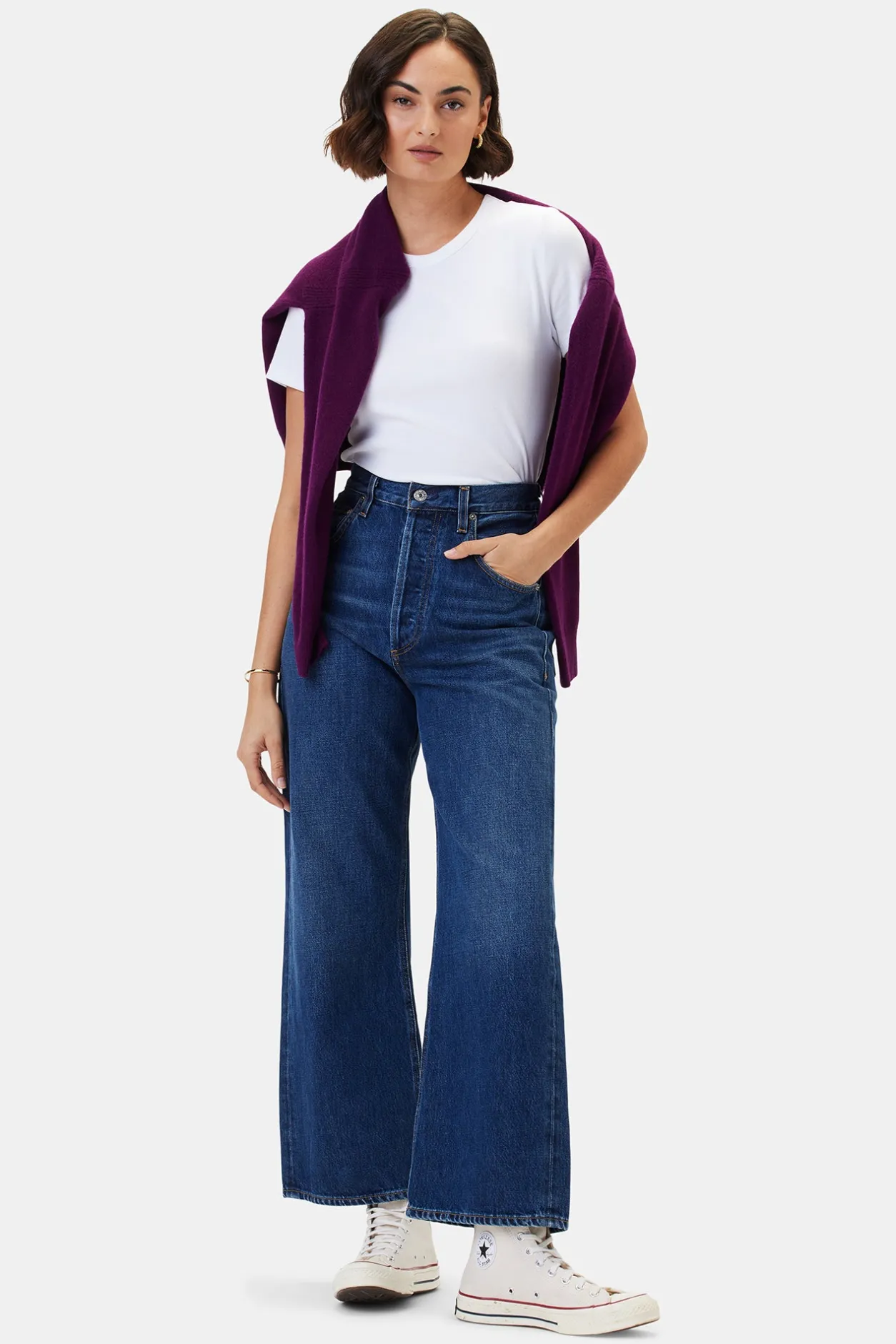 Amour Vert Denim*Citizens of Humanity Gaucho Vintage Wide Leg Jean