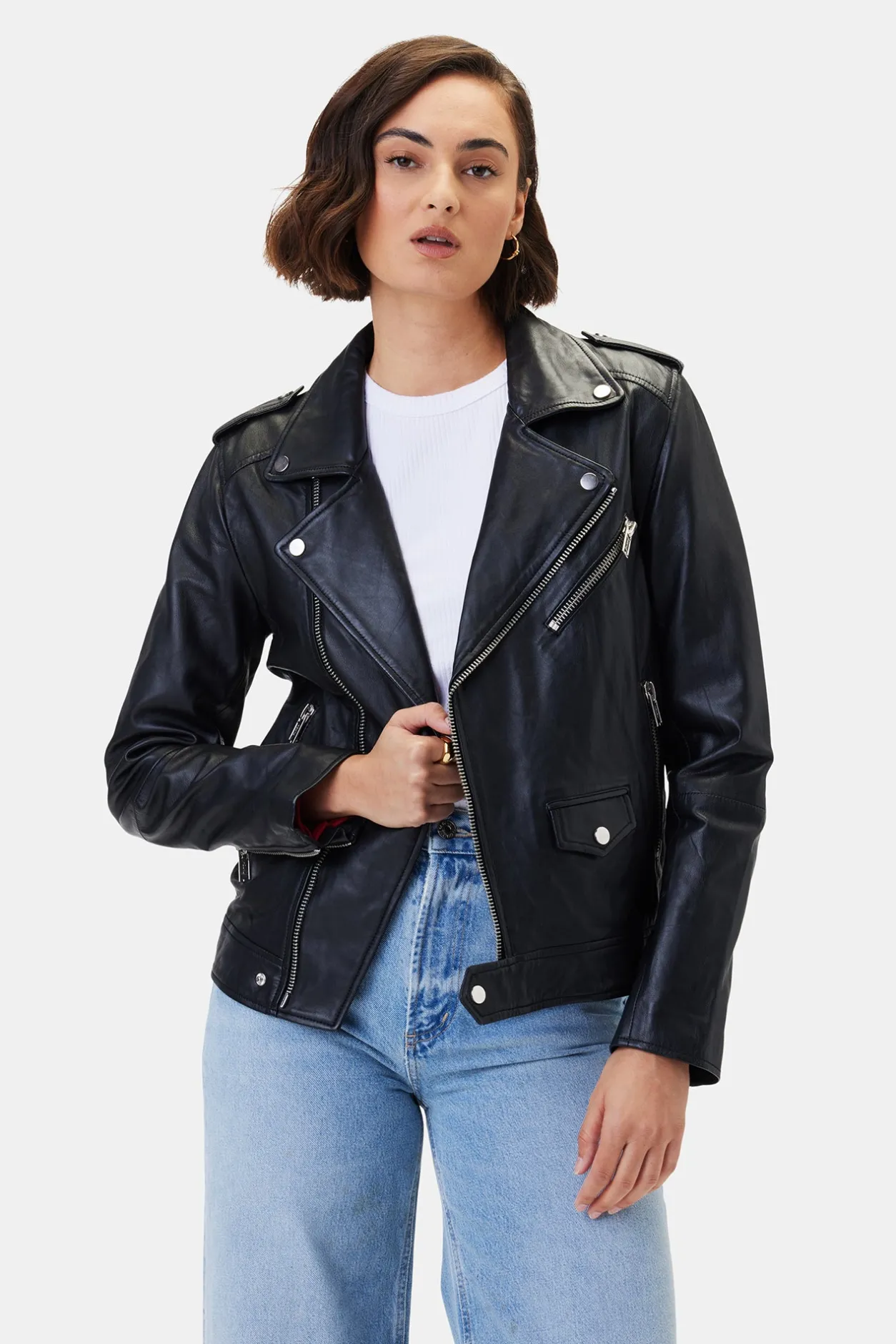 Amour Vert Jackets & Outerwear*Deadwood River Leather Jacket