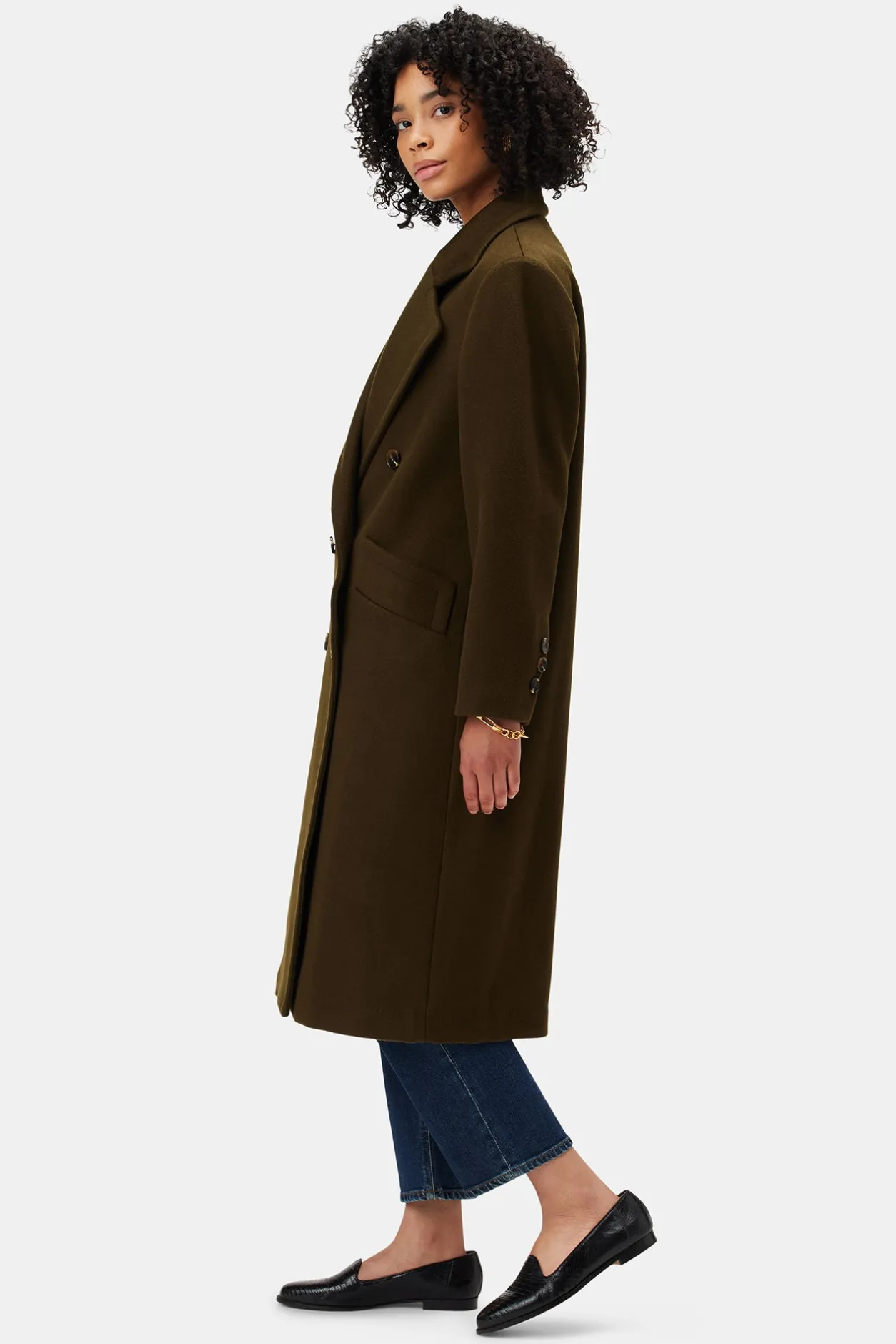 Amour Vert Jackets & Outerwear | Clearance*Double Breasted Car Coat