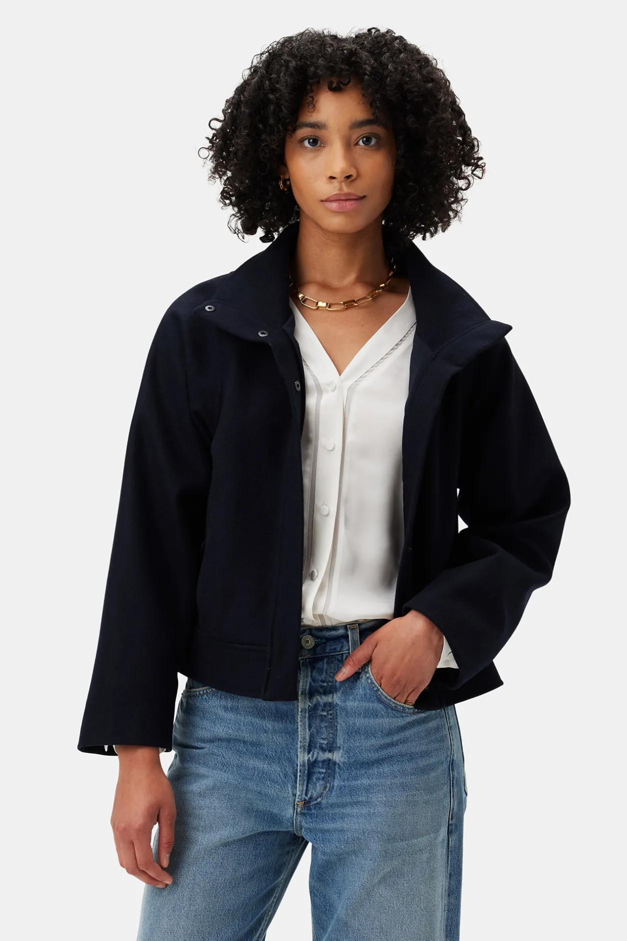 Amour Vert Jackets & Outerwear | Clearance*Joelle Wool Twill Jacket